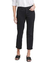 NYDJ Nydj Petite Marilyn Black Straight Leg Jean
