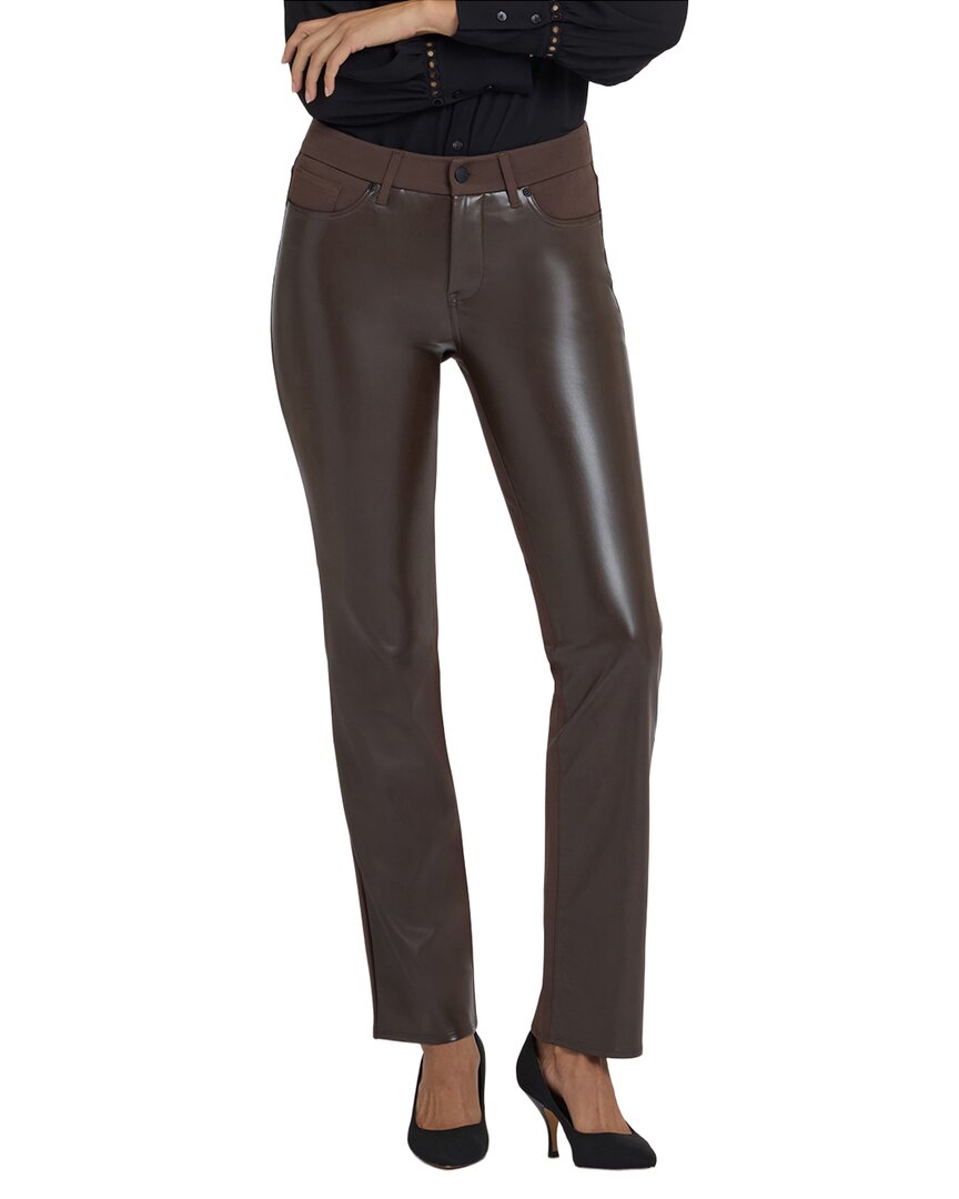 NYDJ Nydj Petite Marilyn Coffee Bean Straight Leg Jean