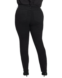 NYDJ Nydj Plus Sheri Black Rinse Slim Jean