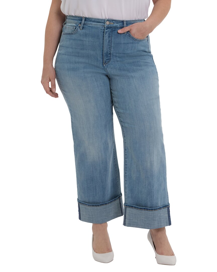 NYDJ Nydj Plus Teresa Madison River Wide Leg Jean