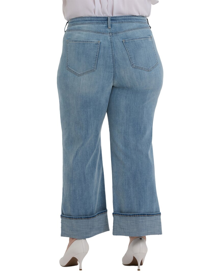 NYDJ Nydj Plus Teresa Madison River Wide Leg Jean