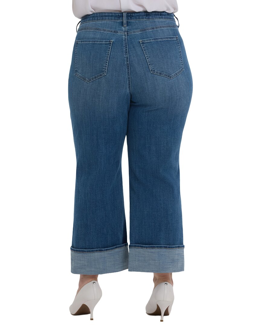 NYDJ Nydj Plus Teresa Stillwater Lake Wide Leg Jean