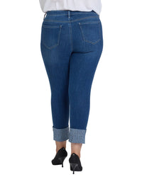 NYDJ Nydj Plus Sheri Vintage Lapis Ankle Crop Jean
