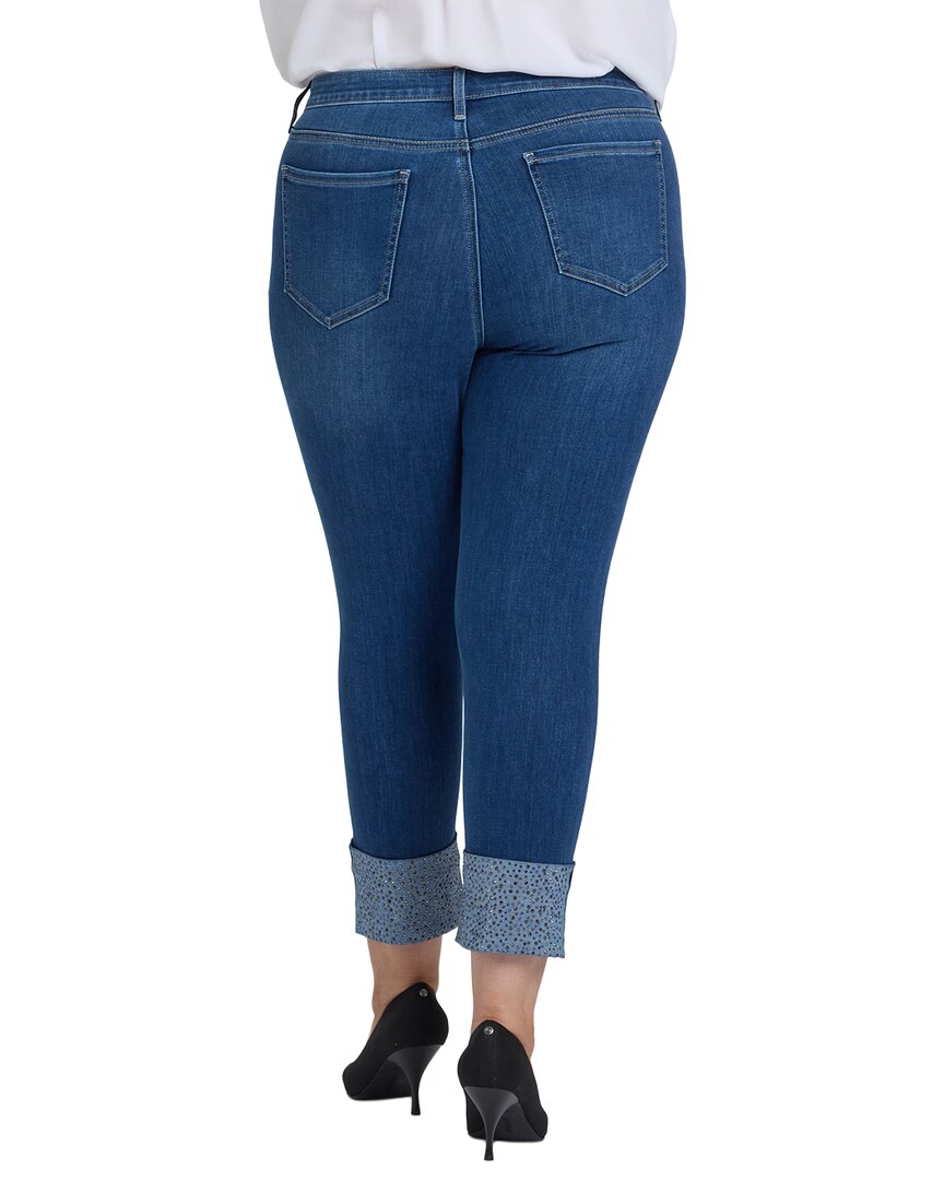 NYDJ Nydj Plus Sheri Vintage Lapis Ankle Crop Jean