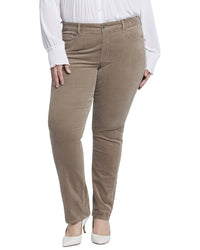 NYDJ Nydj Plus Marilyn Saddlewood Straight Leg Jean