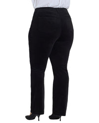NYDJ Nydj Plus Marilyn Black Straight Leg Jean