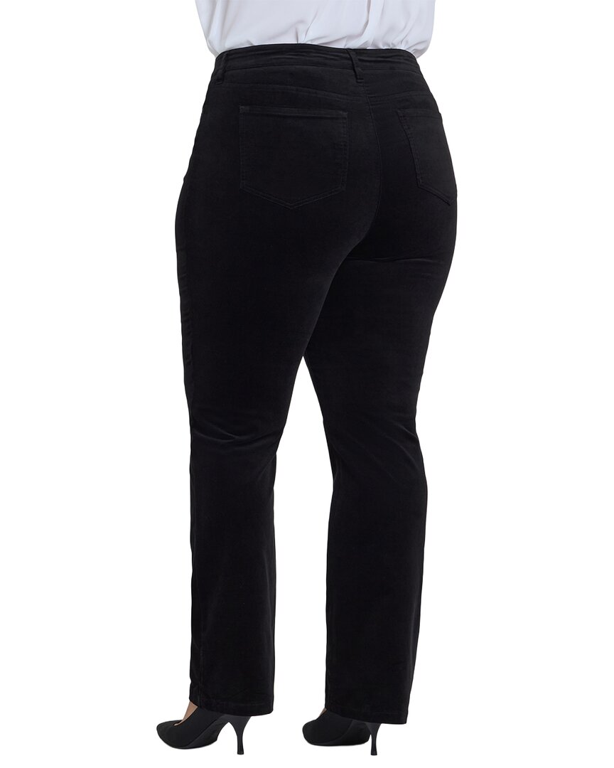 NYDJ Nydj Plus Marilyn Black Straight Leg Jean