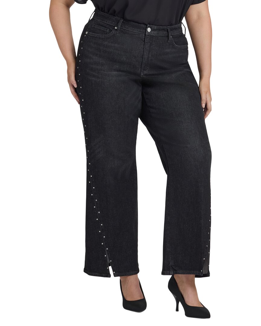 NYDJ Nydj Plus Teresa French Nightfall Wide Leg Jean