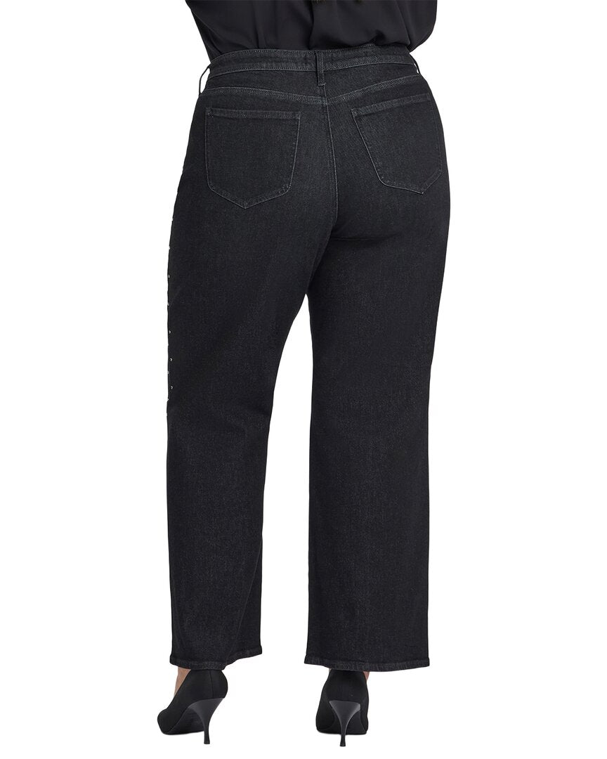 NYDJ Nydj Plus Teresa French Nightfall Wide Leg Jean