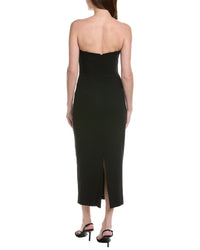 Lela Rose Wool-Blend Sheath Dress