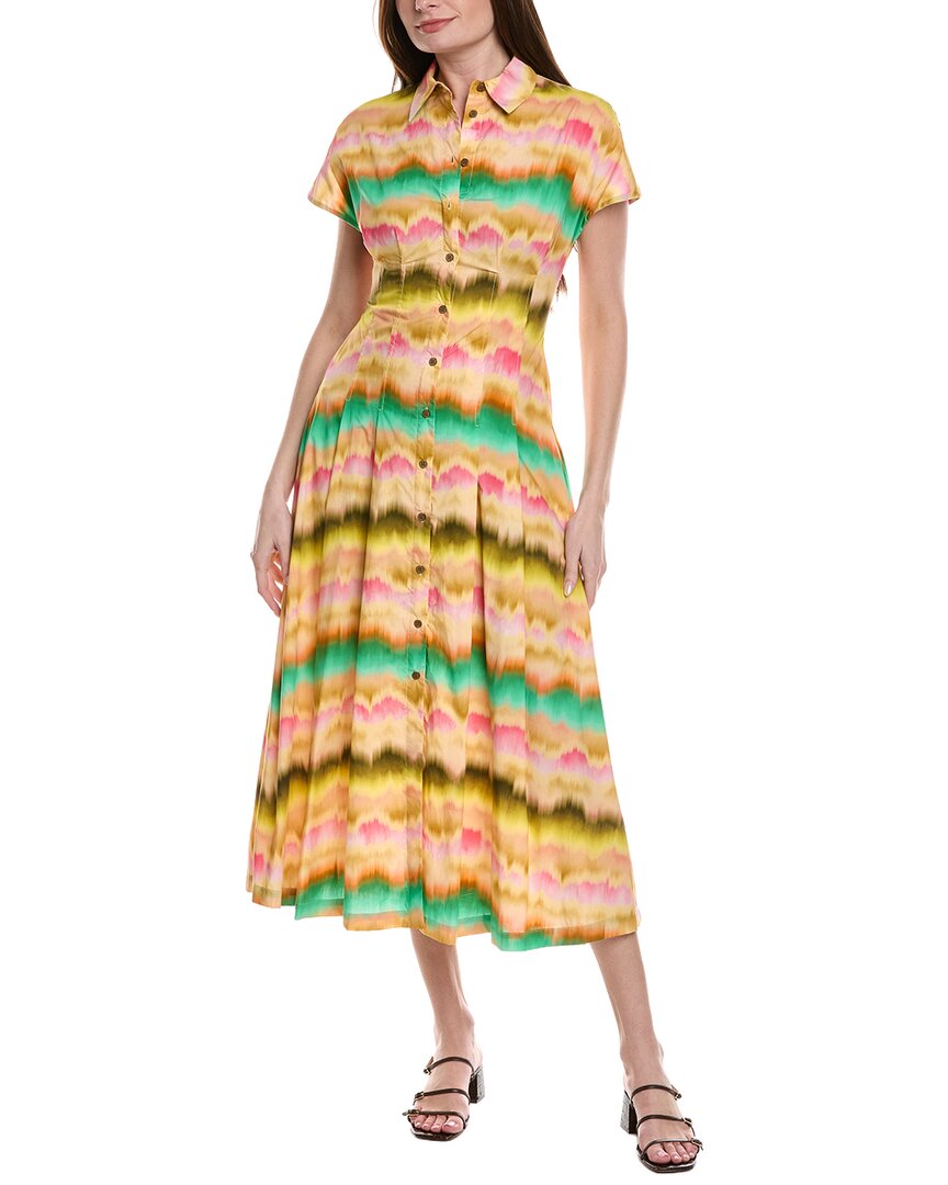 Lela Rose Seam Detail Shirtdress