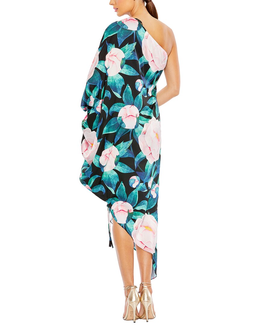 Mac Duggal Floral One Shoulder Dress
