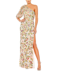 Mac Duggal One-Shoulder Gown
