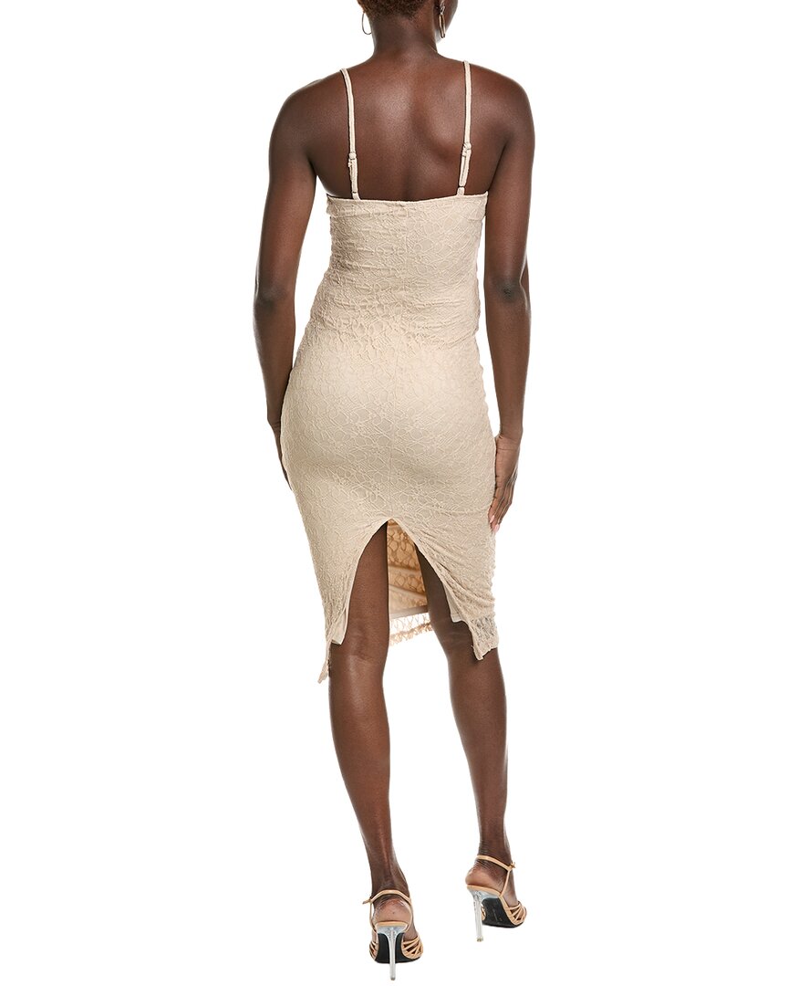 Marion Crochet Knit Midi Dress