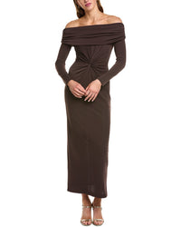 Carla Ruiz Off-The-Shoulder Midi Dress