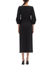 Bgl Wool-Blend Midi Dress