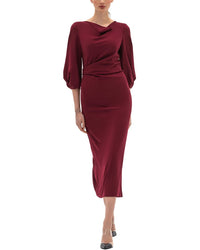 Bgl Wool-Blend Midi Dress
