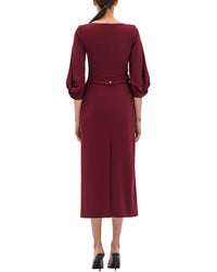 Bgl Wool-Blend Midi Dress