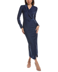 Bgl Wool-Blend Midi Dress