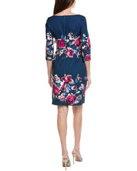 strapless open back dress Adrianna Papell Floral Sheath Dress – Bluefly