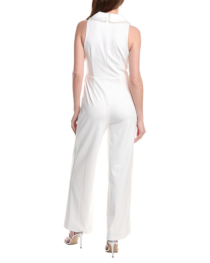 Adrianna Papell Pearl Crepe Jumpsuit