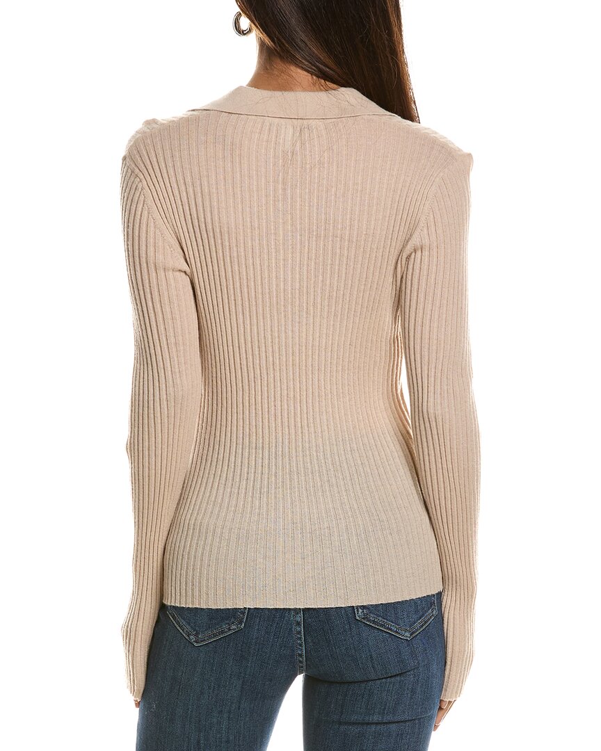 Autumn Cashmere Rib Jonny Collar 100% Cashmere Sweater