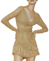 Colon Diana Solid Mini Dress