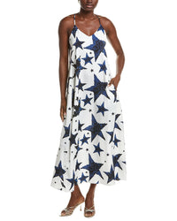 Nicole Miller Palma Satin Maxi Dress