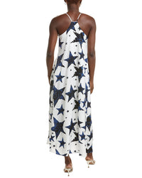 Nicole Miller Palma Satin Maxi Dress