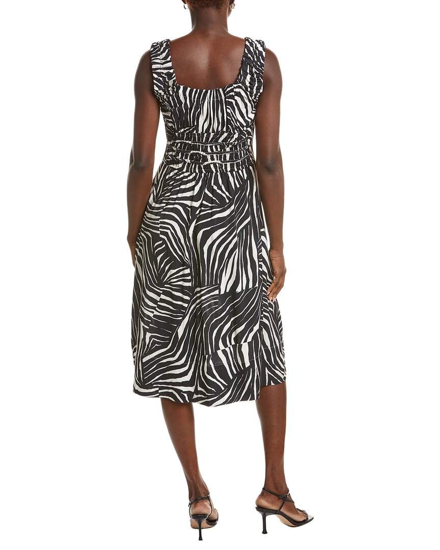 Nicole Miller Sleeveless A-Line Midi Dress