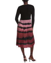 Nanette Nanette Lepore Pleated Midi Dress