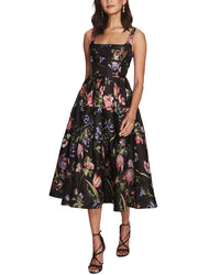 Marchesa Notte Alex Midi Dress