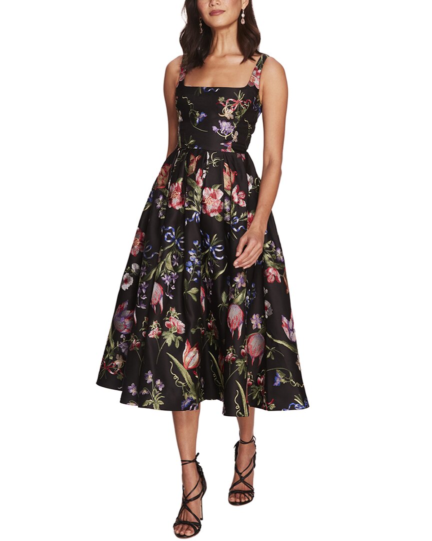 Marchesa Notte Alex Midi Dress