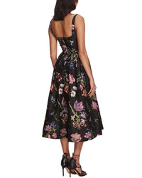 Marchesa Notte Alex Midi Dress