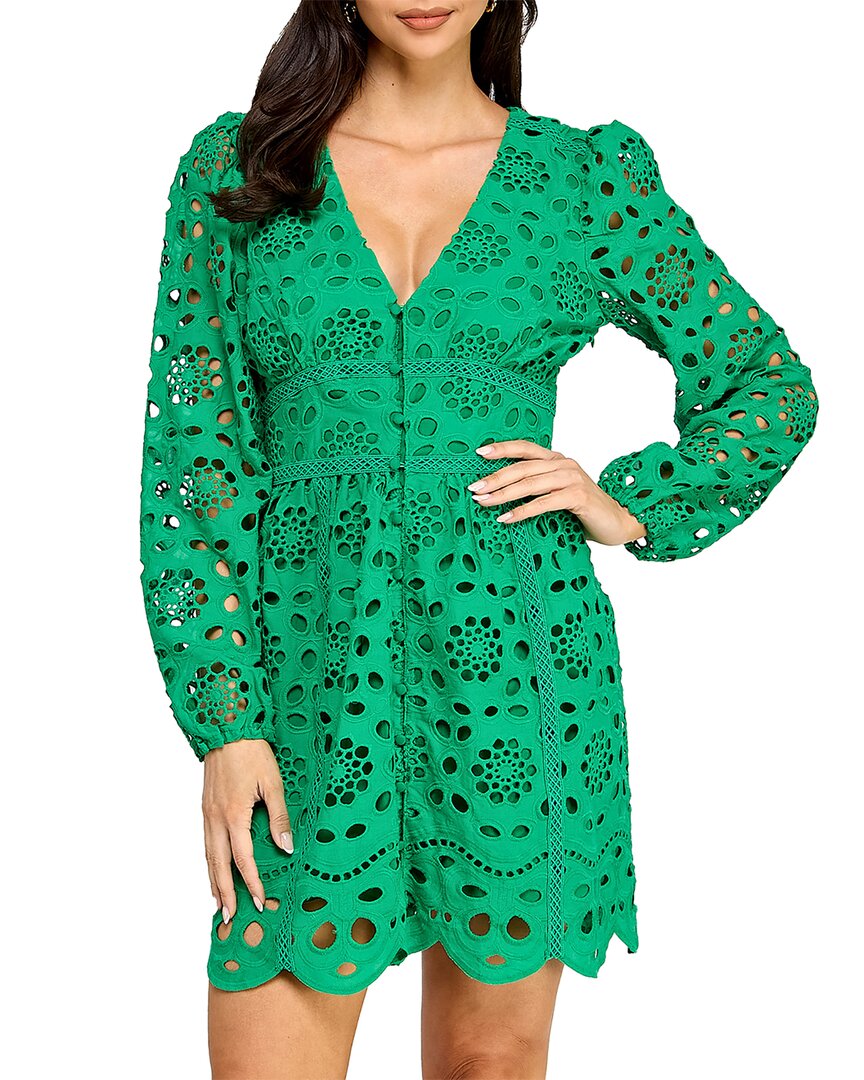Layered With Love Layered With Love Eyelet V-Neck Dress
