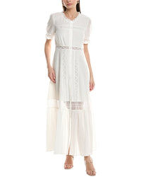 Jl Luxe Short Sleeve Midi Dress