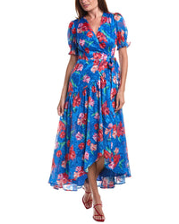 Hutch Hutch Pearl Wrap Maxi Dress