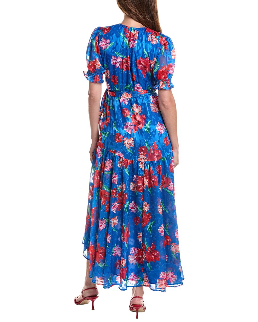 Hutch Hutch Pearl Wrap Maxi Dress