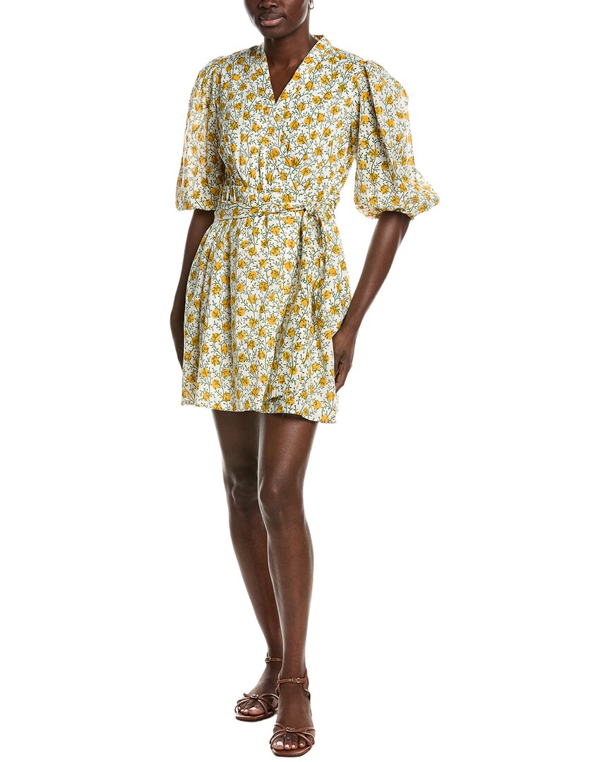 Garrie B All Over Wrap Mini Dress