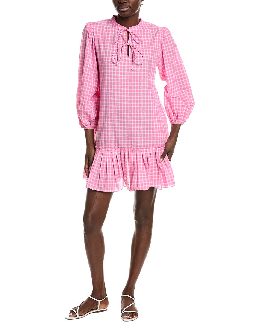 Garrie B Ruffle Mini Dress