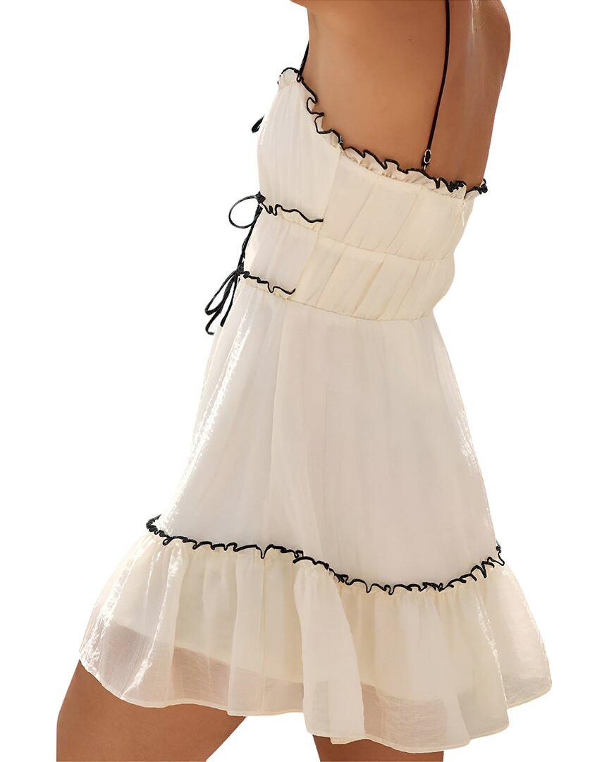 Linda Charm Solid Mini Dress