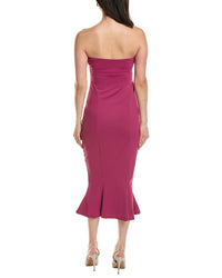 Susana Monaco Tube Trumpet Midi Dress