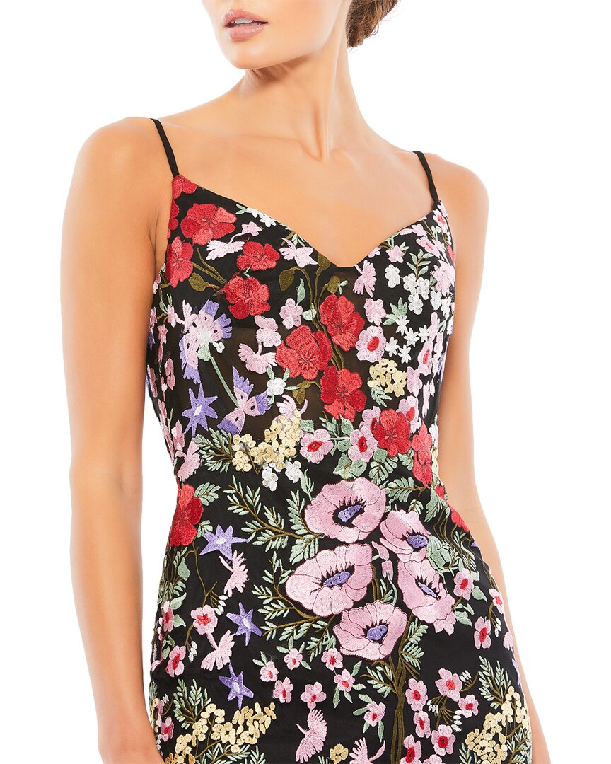 Mac Duggal Lace Up Mini Dress