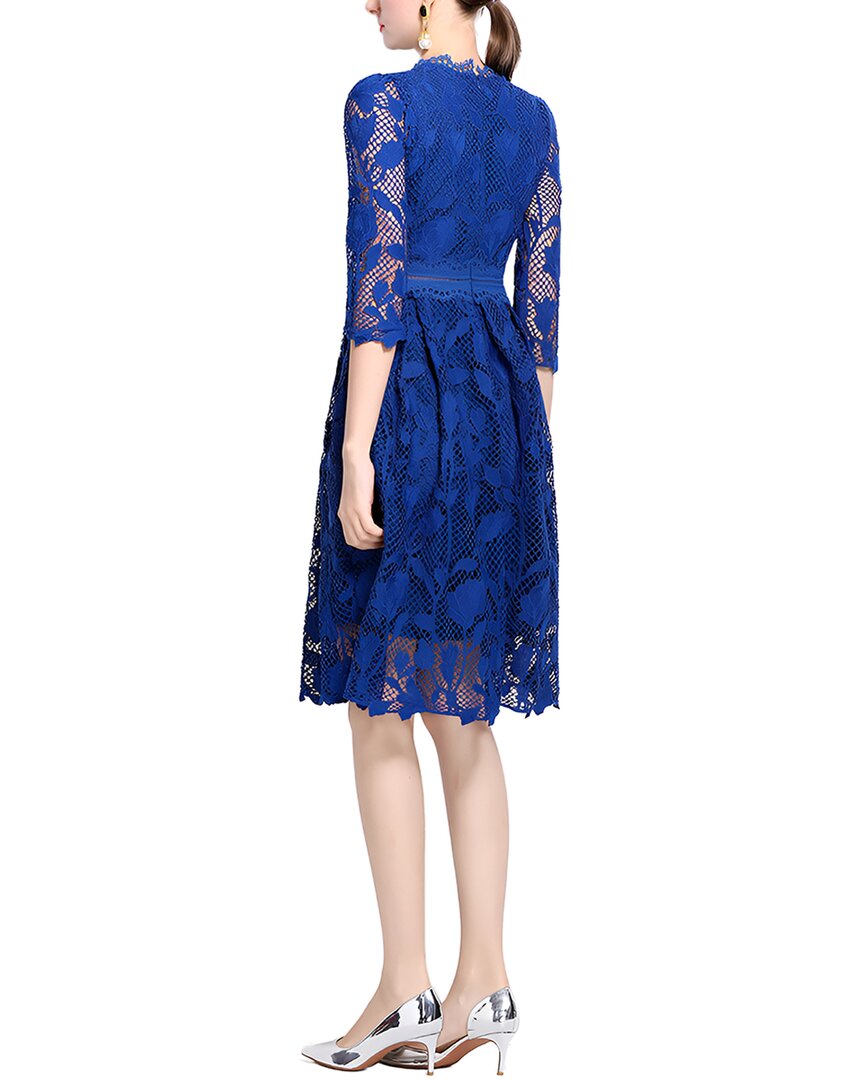 GABRIELA RICH Gabriela Rich 3/4 Sleeve Midi Dress
