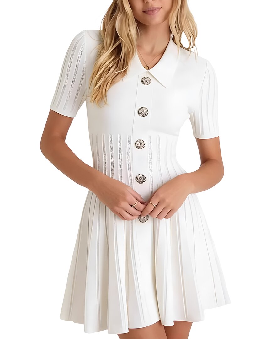 Leon Gori Solid Mini Dress