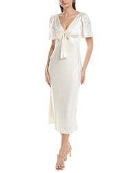 Jl Luxe Short Sleeve Midi Dress