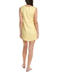 Jl Luxe Sleeveless Linen-Blend Mini Dress
