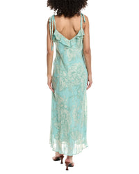Taylor Sleeveless Floral Printed Maxi Dress