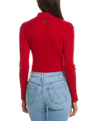 Maje Wool & Silk-Blend Bodysuit