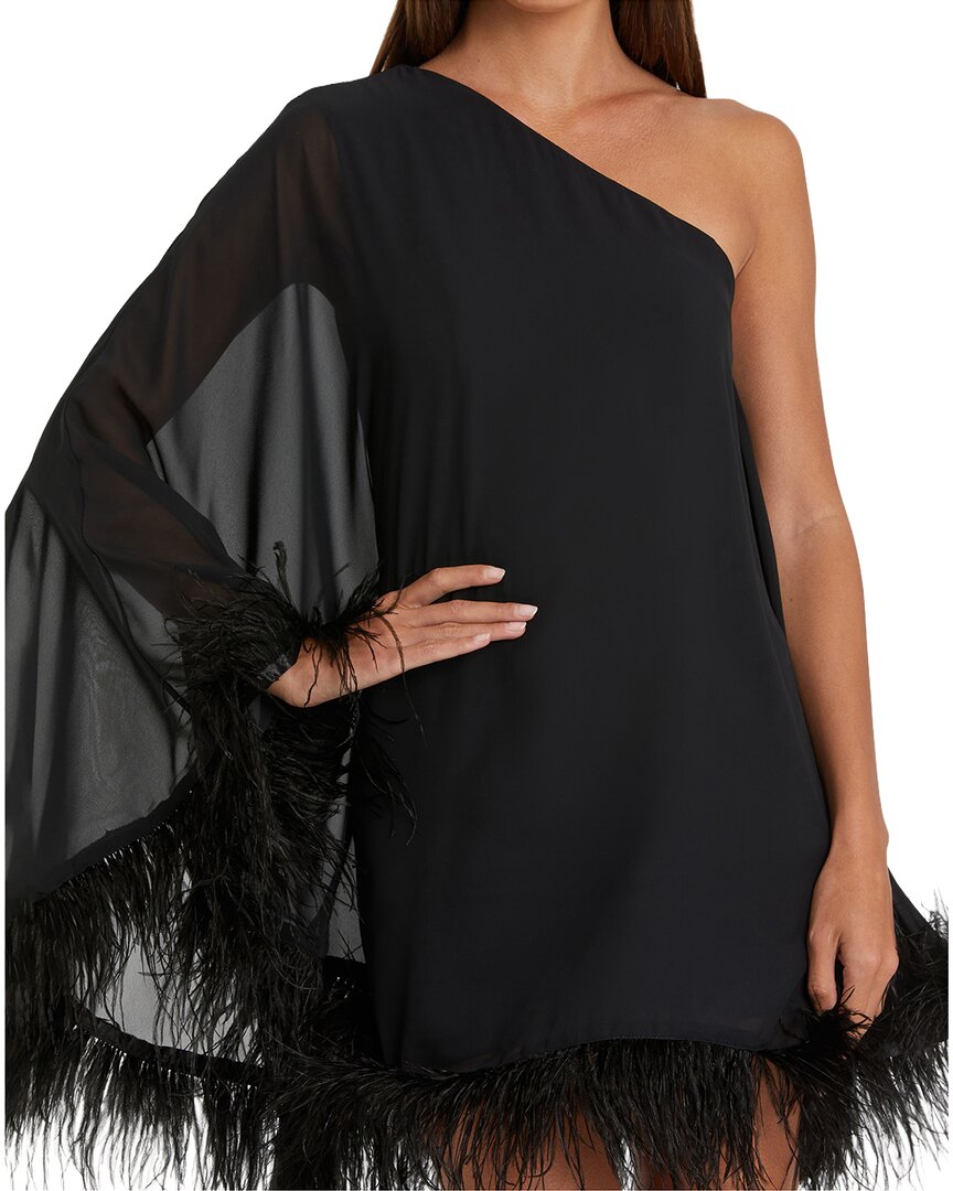 Mac Duggal One Shoulder Trapeze Mini Dress
